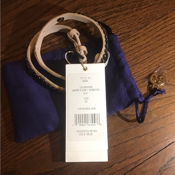 Tory Burch Warm Blush Hematite bracelet - Picture 2 of 3